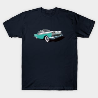 1959 Ford Galaxie in turquoise T-Shirt